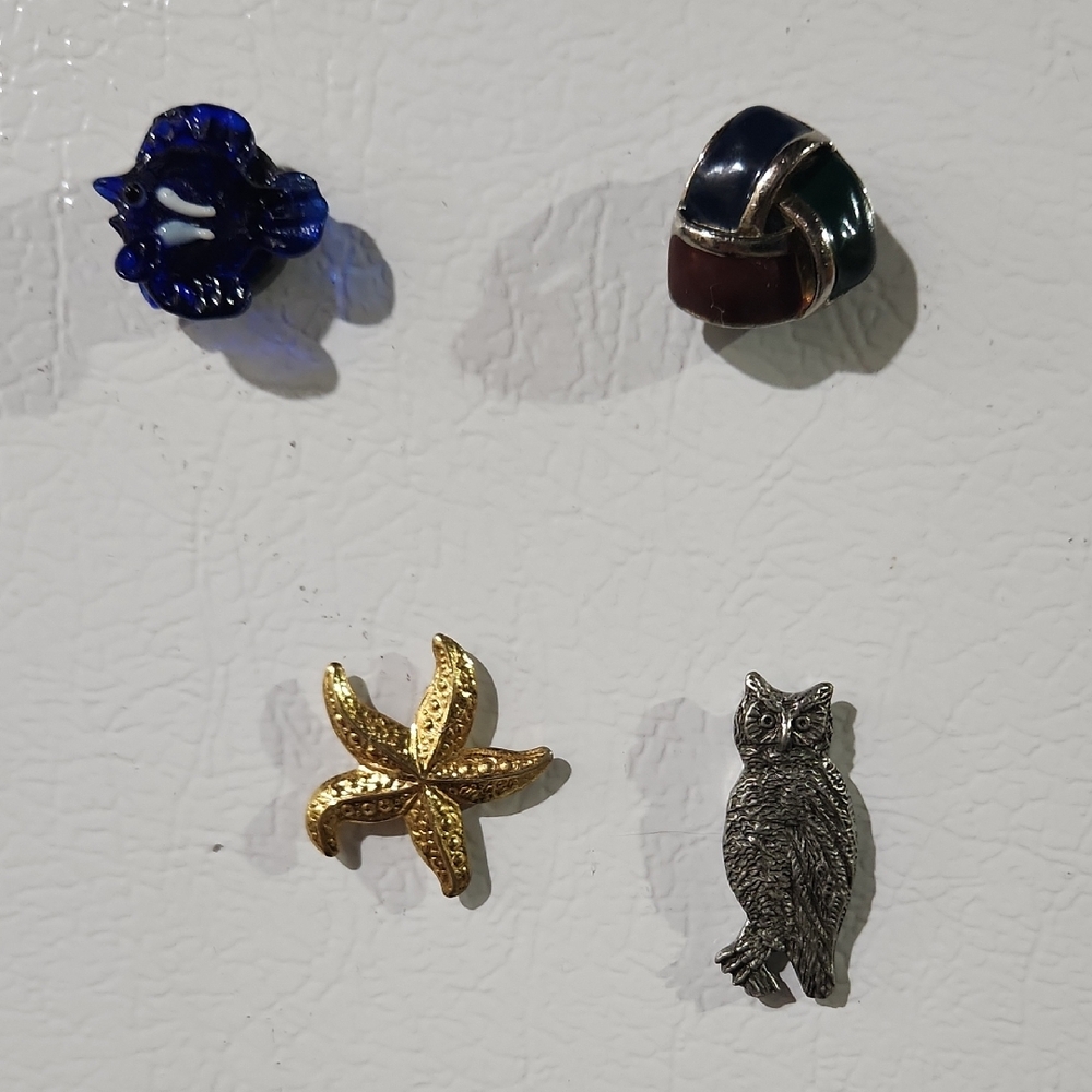 Handmade/Repurposed Assorted Unique Magnet Set